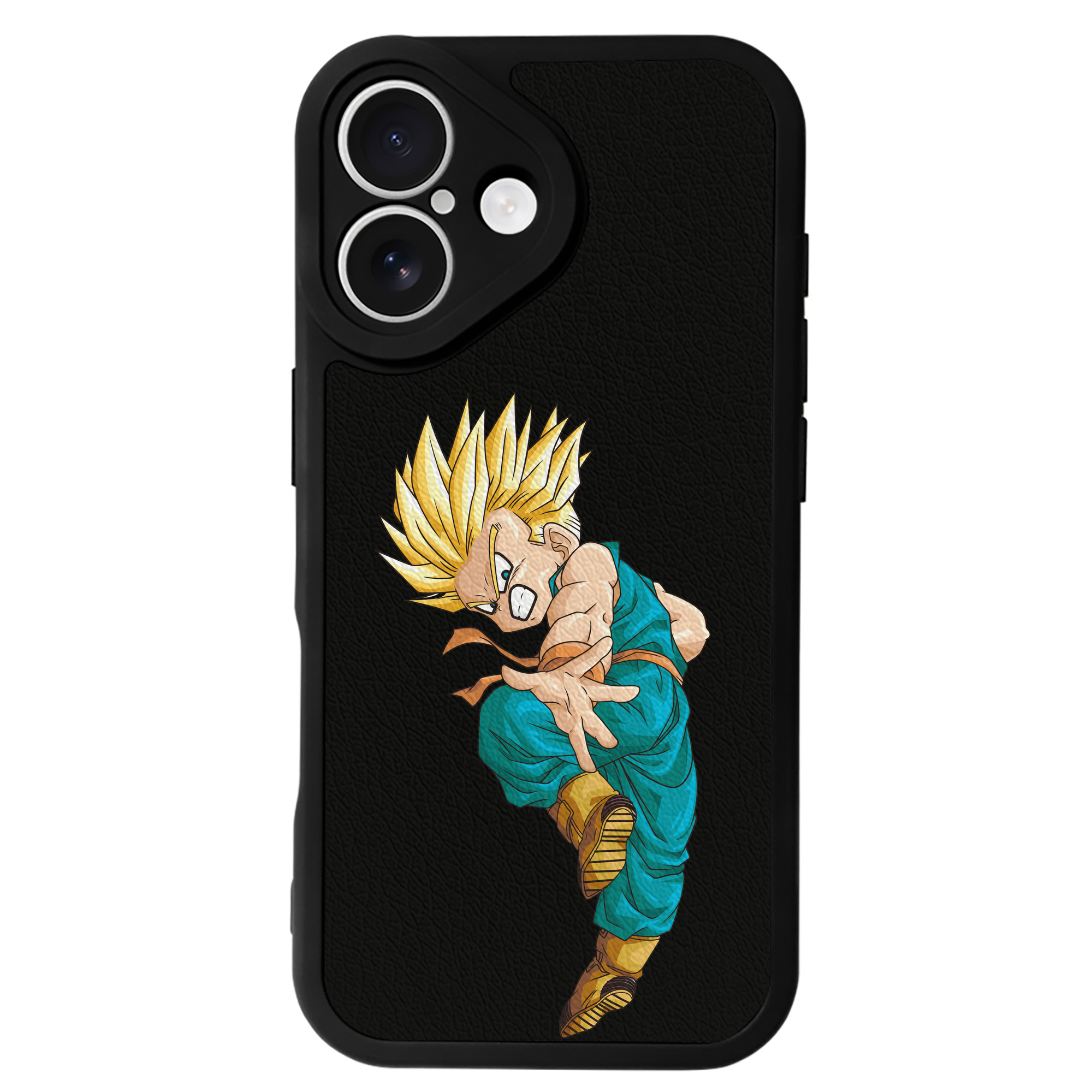 （画像用） ドラゴンボール DRAGON BALL 【iPhone 16シリーズ対応】シリコンスマホケース（レザー調） 材質：シリコン